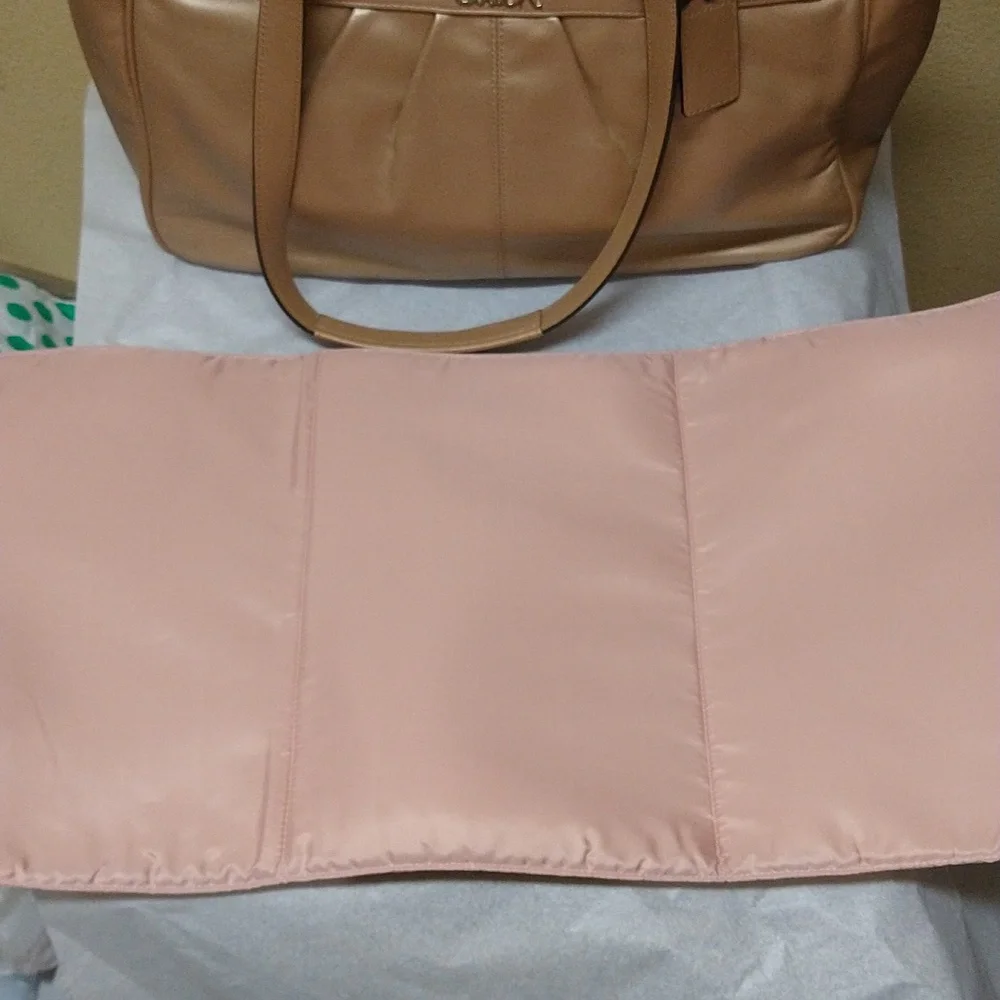 Coach Addison Leather Diaper/Baby Bag